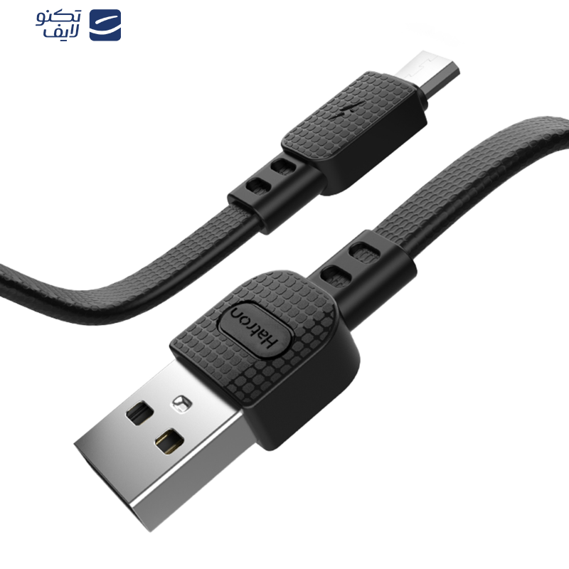 کابل تبدیل USB به MicroUSB هترون مدل HC138M طول 1 متر