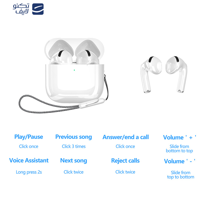 هدفون بلوتوثی ارلدام مدل ET-TWS37