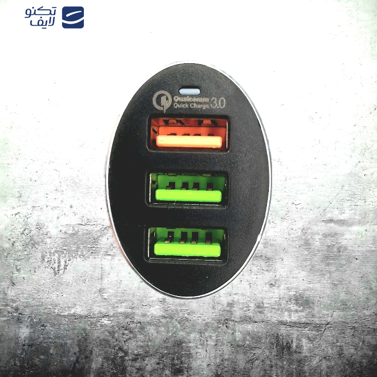 شارژر فندکی جی بی کیو مدل c7030 jBQ به همراه  کابل تبدیل لایتنینگ