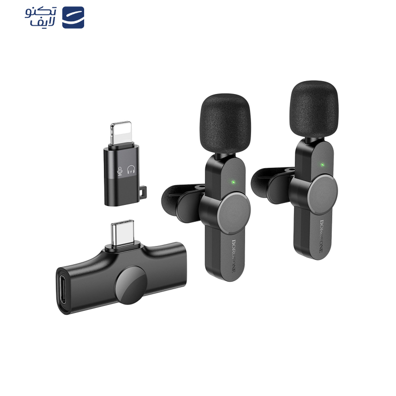 میکروفن یقه ای بروفون مدل BFK12 TYPE-C/IPHONE میکروفن یقه ای بروفون مدل BFK12 TYPE-C/IPHONE