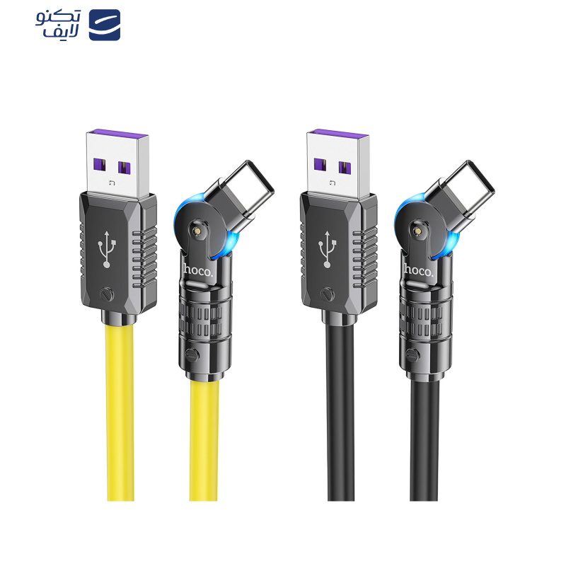 کابل تبدیل USB به USB-C هوکو مدل U118 100W طول 1.2 متر کابل تبدیل USB به USB-C هوکو مدل U118 100W طول 1.2 متر