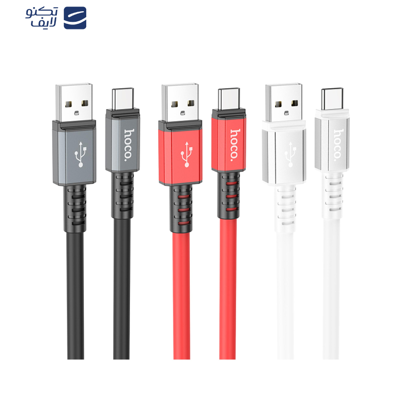 کابل تبدیل USB به USB-C هوکو مدل X85 طول 1 متر کابل تبدیل USB به USB-C هوکو مدل X85 طول 1 متر