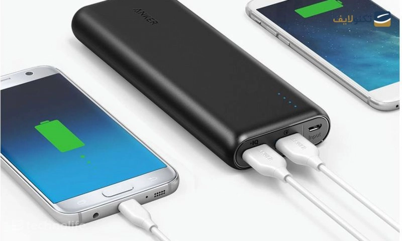 پاوربانک انکر مدل A1278 PowerCore با ظرفیت 20000 میلی‌آمپر ساعت و شارژ سریع