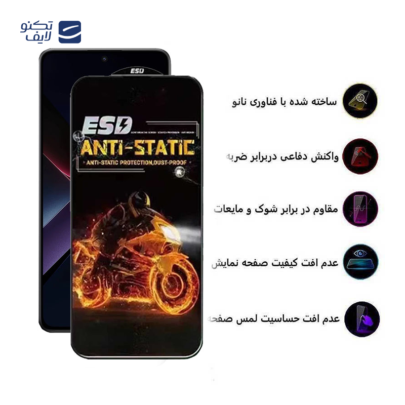 محافظ صفحه نمایش اپیکوی مدل Fiery ESD مناسب برای گوشی موبایل شیائومی Poco X7 Pro / X7 /X6 /X6 Pro محافظ صفحه نمایش اپیکوی مدل Fiery ESD مناسب برای گوشی موبایل شیائومی Poco X7 Pro / X7 /X6 /X6 Pro