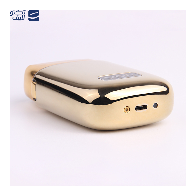 ماشین اصلاح موی صورت وی جی ار مدل V 398، اصلاح به صورت صفر زن، منبع انرژی باتری، تکنولوژی اصلاح به صورت فویلی، مدت زمان شارژ 120 دقیقه و مدت زمان استفاده پس از شارژ 120 دقیقه، به همراه کیف نگهداری، برس تمیزکننده، قابل استفاده به صورت با سیم و بی سیم ماشین اصلاح موی صورت وی جی ار مدل V 398، اصلاح به صورت صفر زن، منبع انرژی باتری، تکنولوژی اصلاح به صورت فویلی، مدت زمان شارژ 120 دقیقه و مدت زمان استفاده پس از شارژ 120 دقیقه، به همراه کیف نگهداری، برس تمیزکننده، قابل استفاده به صورت با سیم و بی سیم