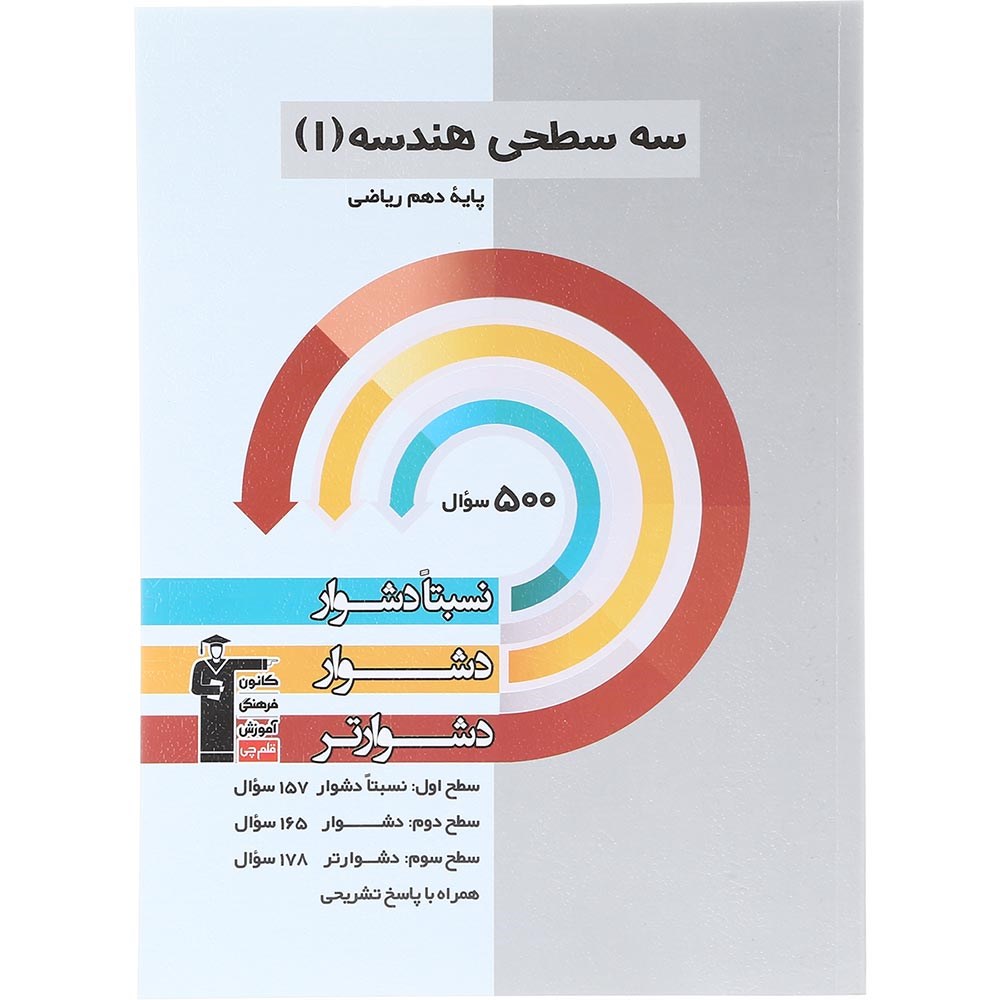 کتاب سه سطحی هندسه دهم ریاضی انتشارات کانون فرهنگی آموزش سال چاپ 1404 کتاب سه سطحی هندسه دهم ریاضی انتشارات کانون فرهنگی آموزش سال چاپ 1404