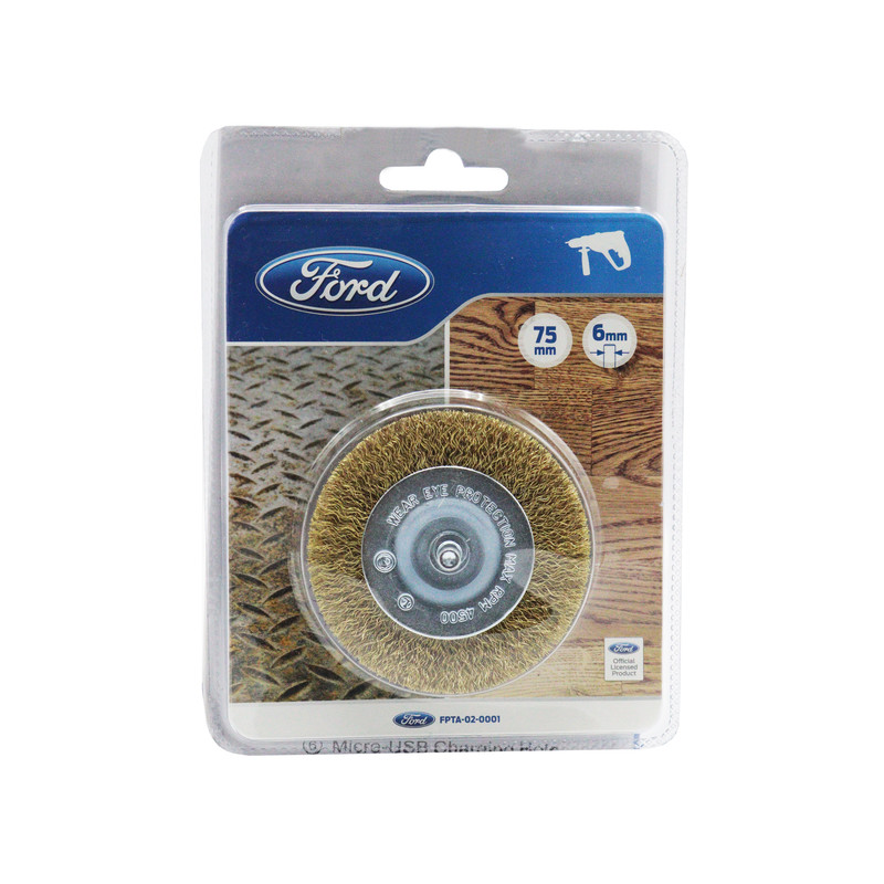 فرچه سیمی سر دریلی فورد کد YP-FPTA-02-0001/6*75MM فرچه سیمی سر دریلی فورد کد YP-FPTA-02-0001/6*75MM