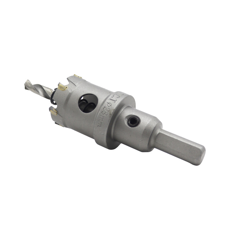 مته گردبر الماسه وی تولز مدل YP-TCT-VT3117-028 سایز 28 میلی متر مته گردبر الماسه وی تولز مدل YP-TCT-VT3117-028 سایز 28 میلی متر