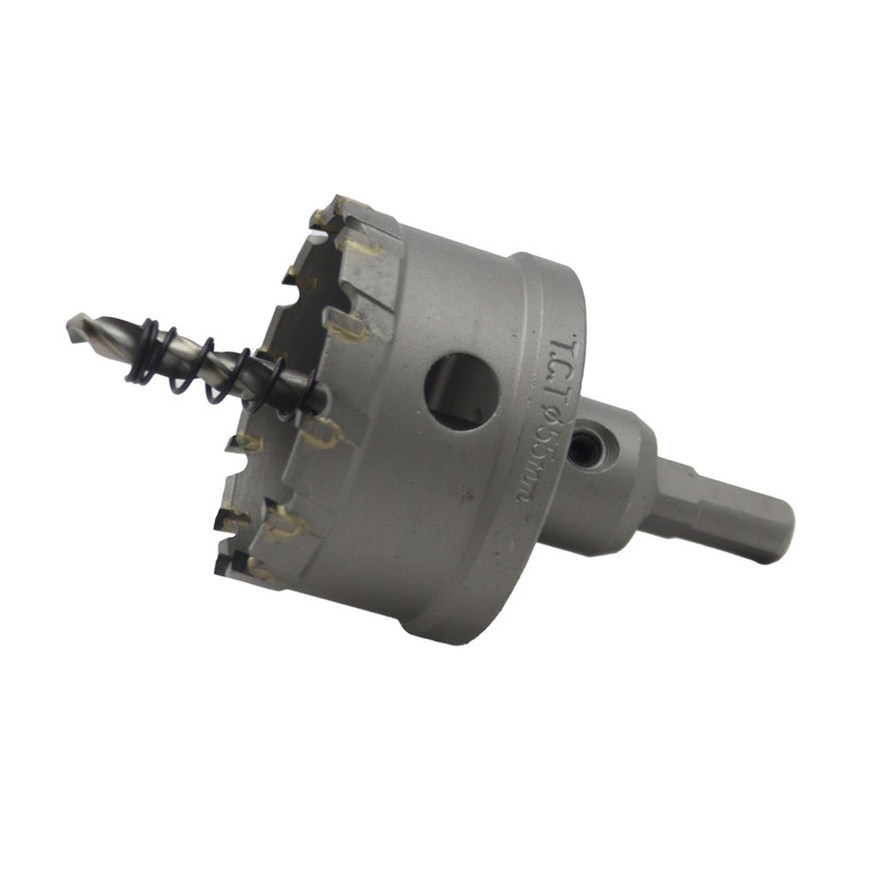 مته گردبر الماسه وی تولز مدل YP-TCT-VT3125-055 سایز 55 میلی متر مته گردبر الماسه وی تولز مدل YP-TCT-VT3125-055 سایز 55 میلی متر