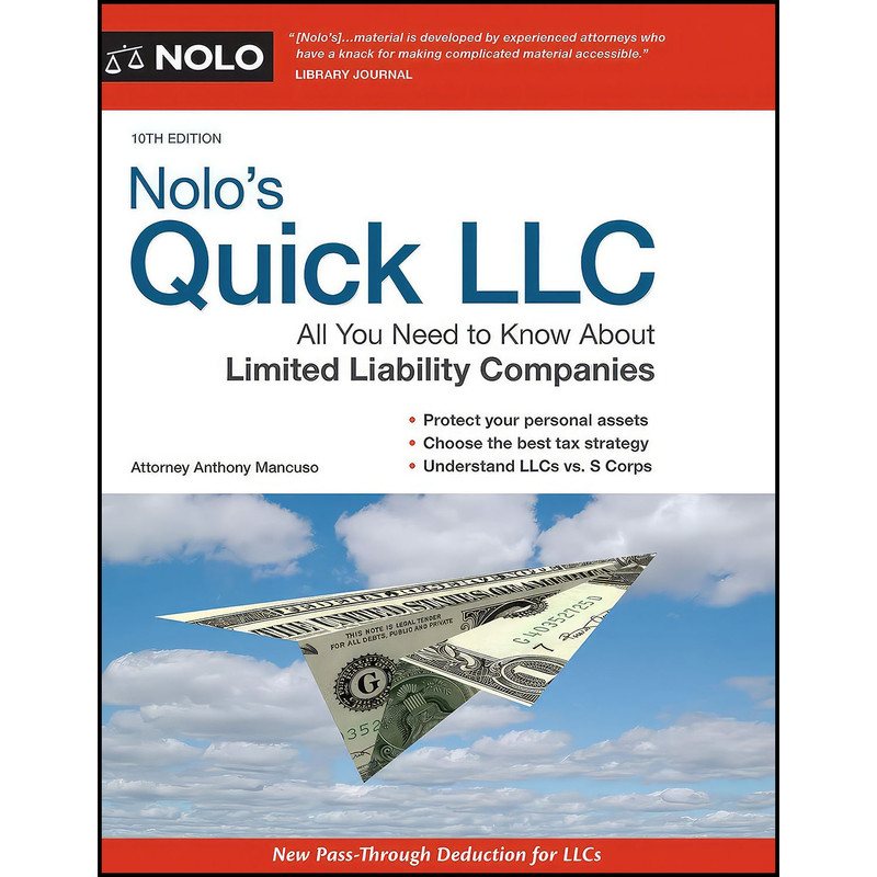 کتاب Nolo s Quick LLC اثر Anthony Mancuso انتشارات NOLO کتاب Nolo s Quick LLC اثر Anthony Mancuso انتشارات NOLO