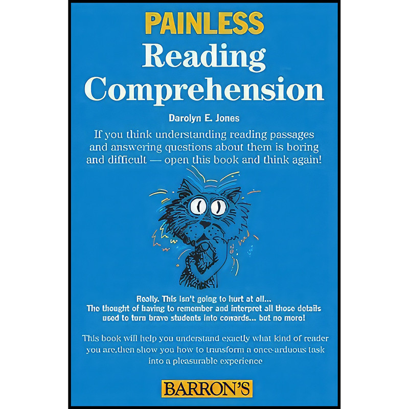 کتاب Painless Reading Comprehension اثر Darolyn Jones انتشارات Barron's Educational Series کتاب Painless Reading Comprehension اثر Darolyn Jones انتشارات Barron's Educational Series