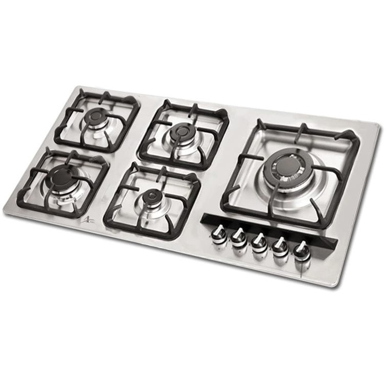 اجاق گاز صفحه‌ای 5 شعله اخوان مدل GI145-S-NP