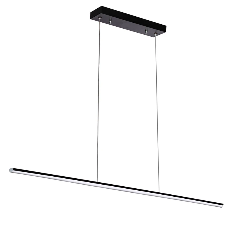 لوستر مدرن سقفی اتاق چشمه نور مدل L6433/80BK مهتابی
