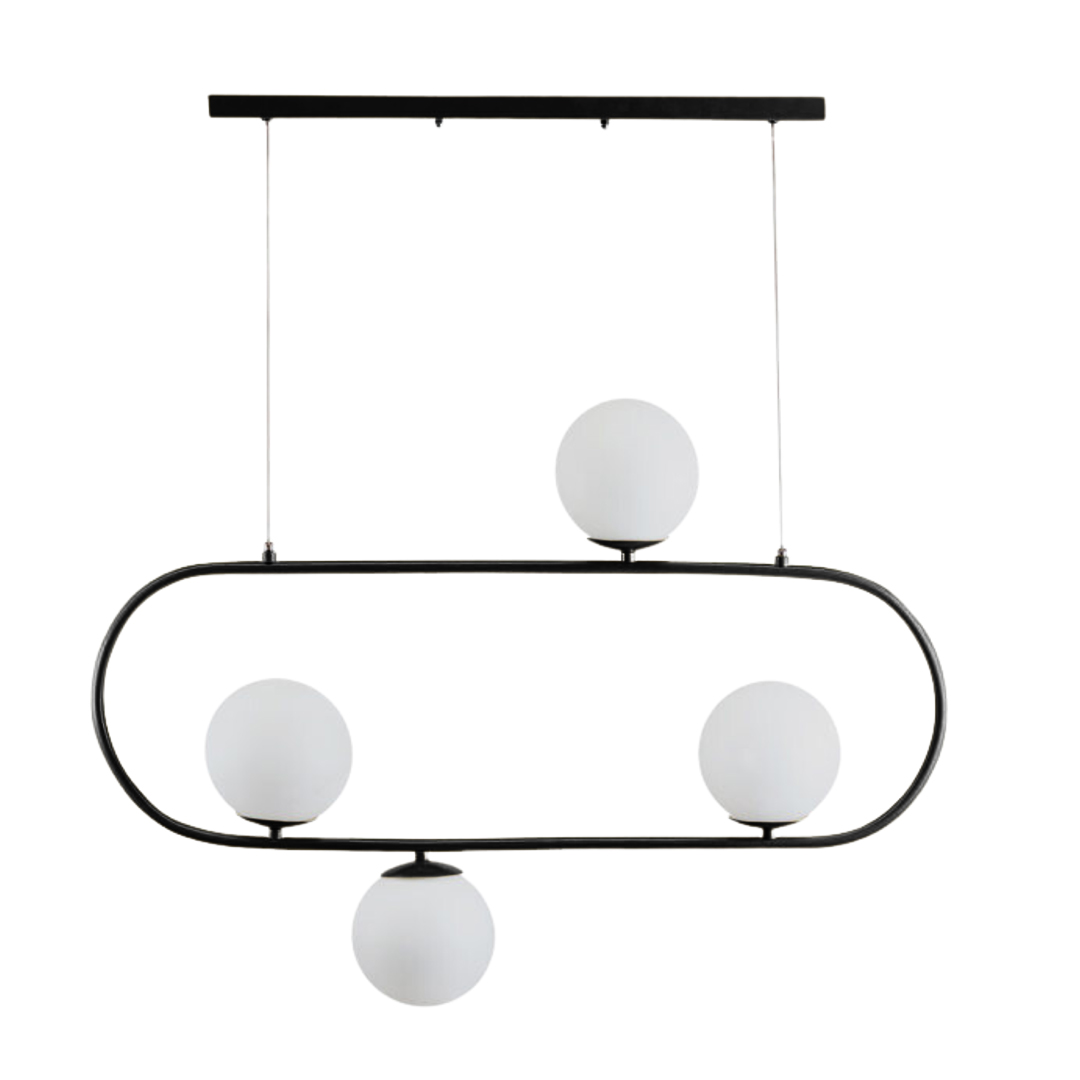 لوستر مدرن سقفی اتاق چشمه نور مدل A1226/4