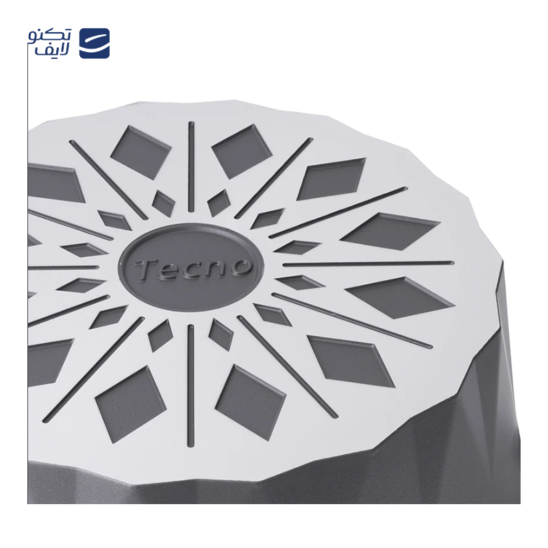 تابه دودسته تکنو مدل دایموند سایز 28 تابه دودسته تکنو مدل دایموند سایز 28