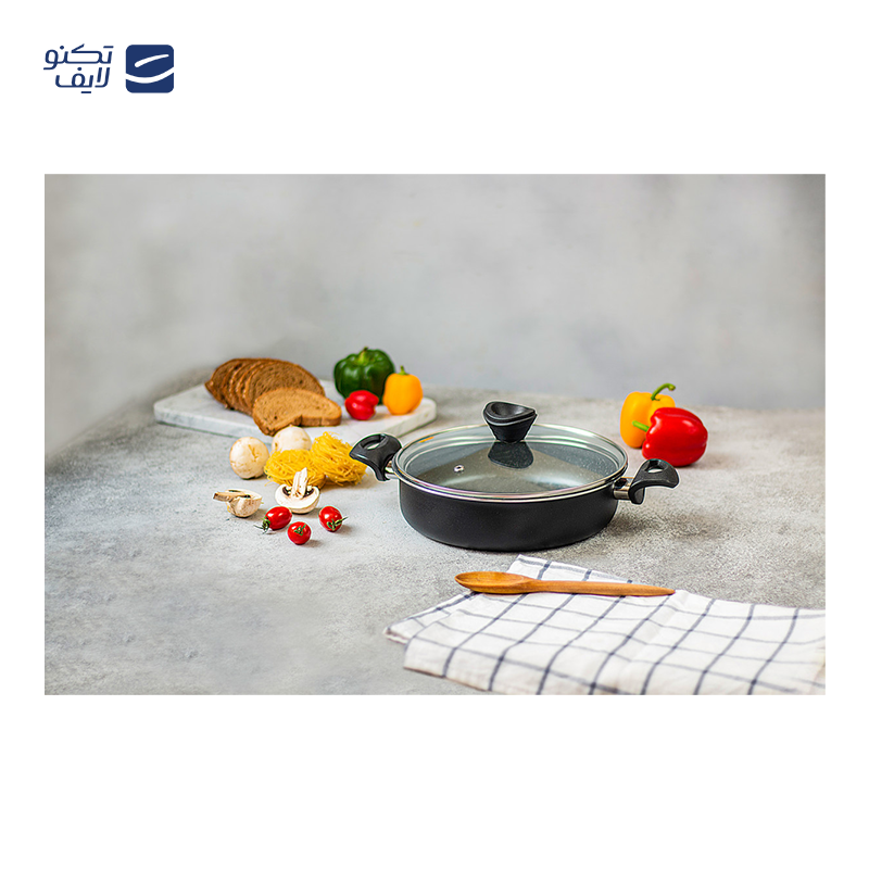 تابه دودسته تکنو مدل آنتیک سایز 28