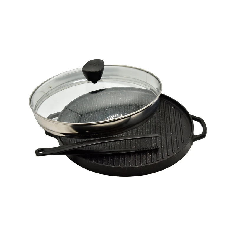 تابه گریل یونیک مدل گرد کد 6029 سایز 34