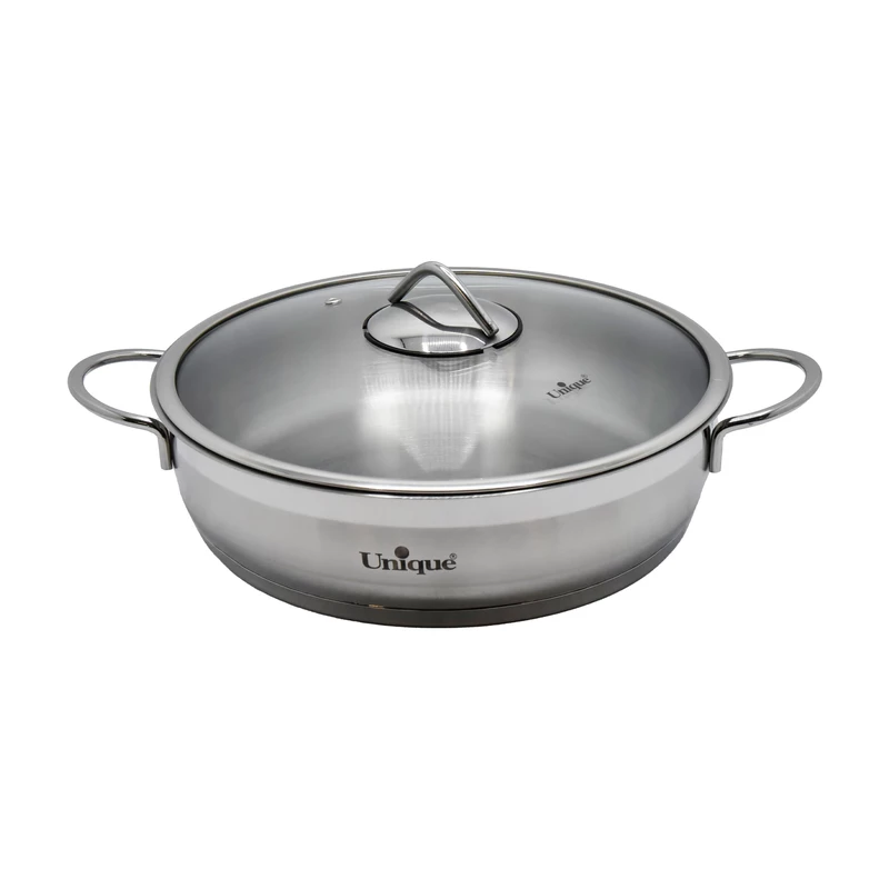 تابه یونیک مدل استیل کد 9945 سایز 28 تابه یونیک مدل استیل کد 9945 سایز 28