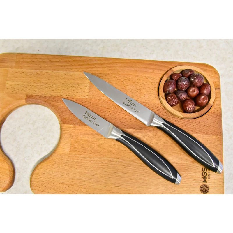 سرویس چاقو 8پارچه یونیک مدل استیل beL_3 کد 5544