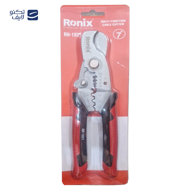 انبر کابل بر رونیکس مدل RH-1821 سایز 7 اینچ انبر کابل بر رونیکس مدل RH-1821 سایز 7 اینچ