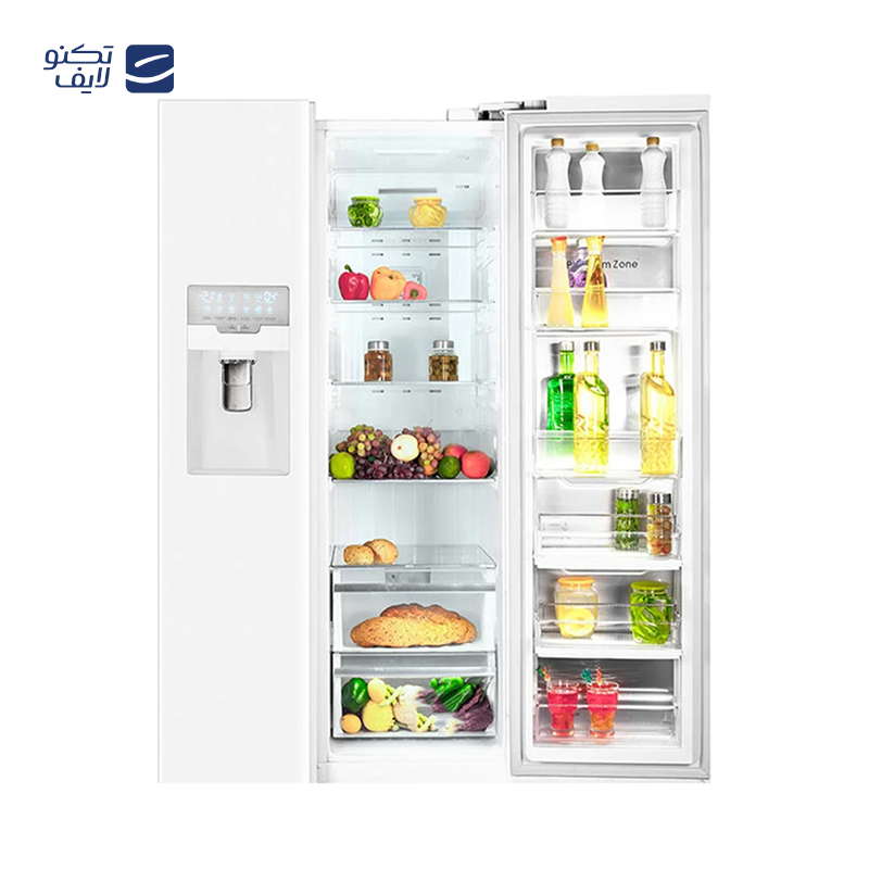 gallery-یخچال فریزر ساید بای ساید اسنوا مدل S3Di-S100-W copy.png