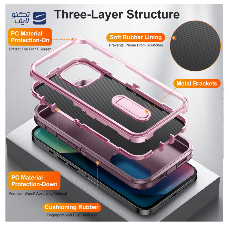 gallery-کاور گوشی اپل iPhone 11 Pro Max مدل Combo Hard PC Shockproof Armor copy.png