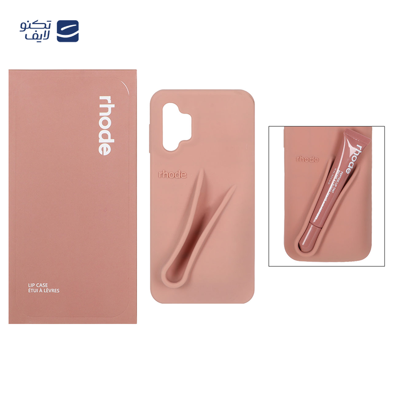 gallery-کاور گوشی سیلیکونی پاک کنی سامسونگ Galaxy A04s مدل Lip Case rhode به همراه لیپ گلاس رود copy.png