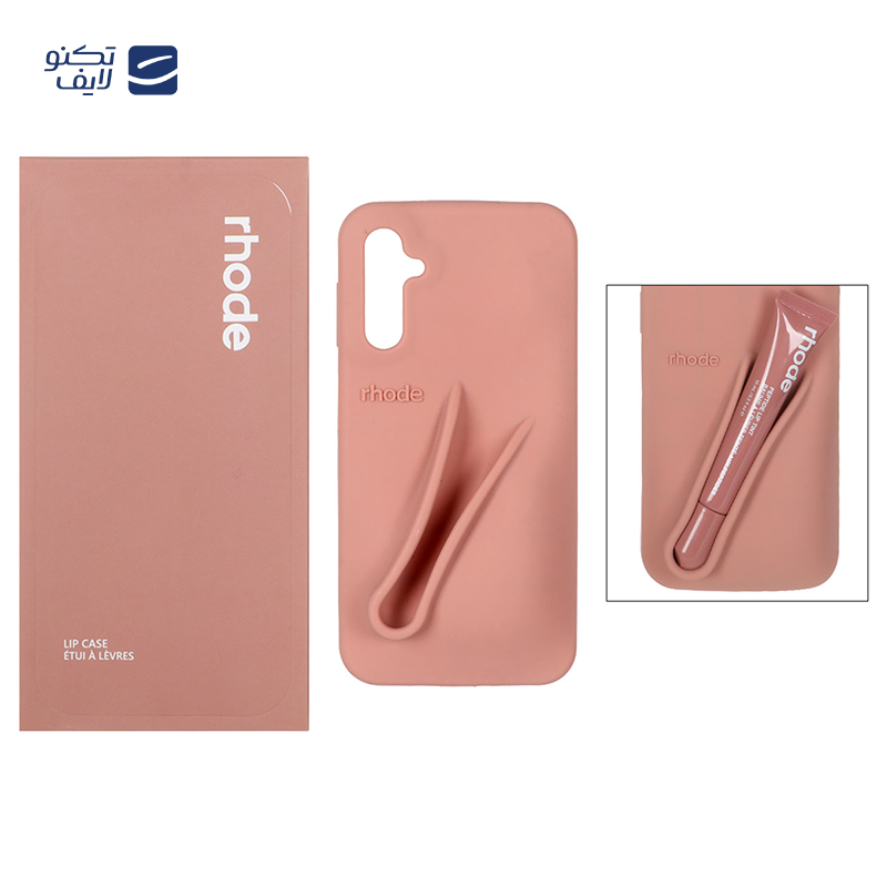 gallery-کاور گوشی سیلیکونی پاک کنی سامسونگ Galaxy A13 4G مدل Lip Case rhode به همراه لیپ گلاس رود copy.png