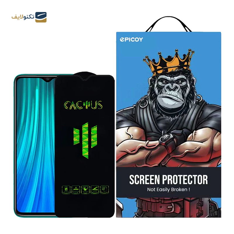 gallery-گلس گوشی شیائومی Redmi Note 8 Pro اپیکوی مدل Cactus copy.png