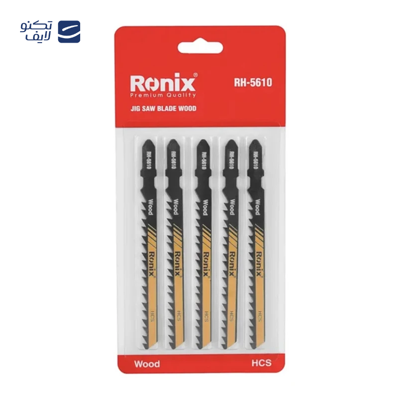 تیغ اره عمودبر چوب رونیکس مدل RH-5610 بسته 5 عددی تیغ اره عمودبر چوب رونیکس مدل RH-5610 بسته 5 عددی