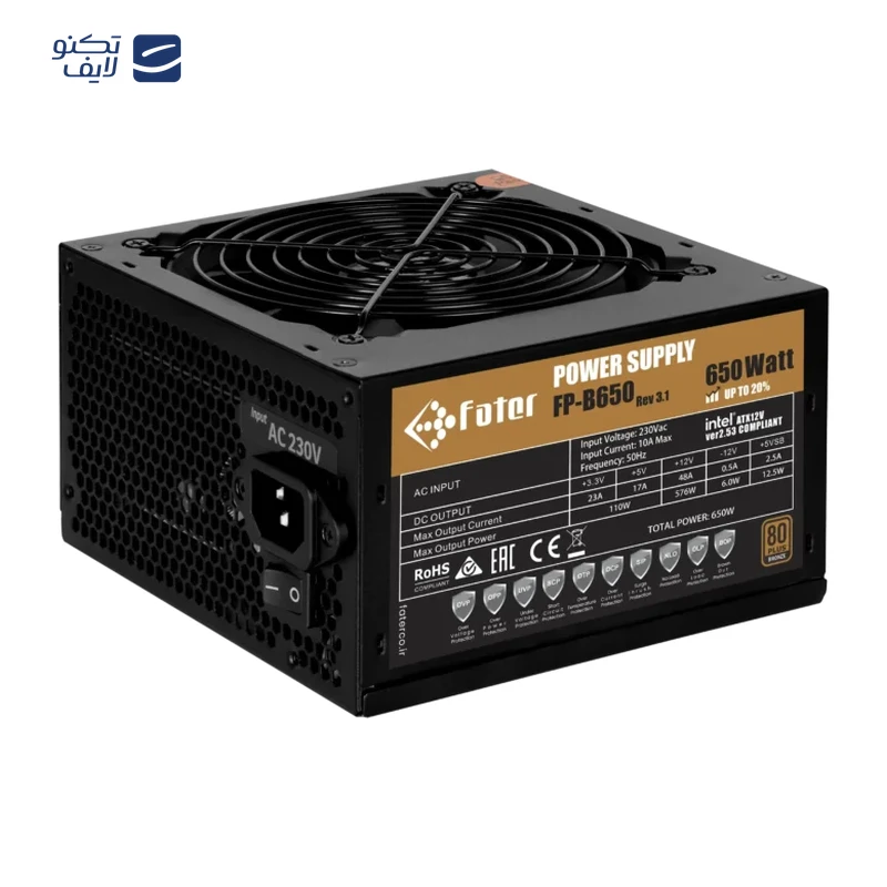 gallery-منبع تغذیه کامپیوتر فاطر مدل TX850M 80+ Gold RGB copy.png