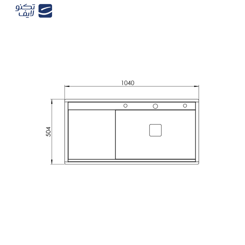 gallery-سینک ظرفشویی استیل توکار یک لگنه کن مدل BCN305 copy.png