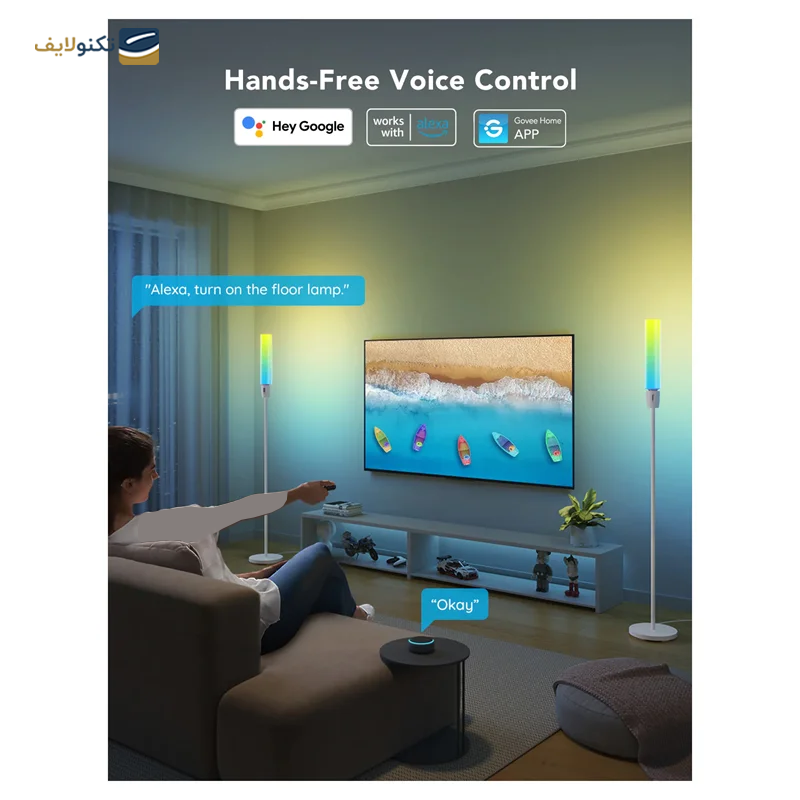 gallery-چراغ هوشمند گووی مدل RGBICWW Floor Lamp 2 H607C copy.png