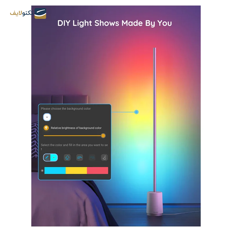 gallery-چراغ هوشمند گووی مدل RGBICWW Cylinder Floor Lamp H6078 copy.png gallery-چراغ هوشمند گووی مدل RGBICWW Cylinder Floor Lamp H6078 copy.png