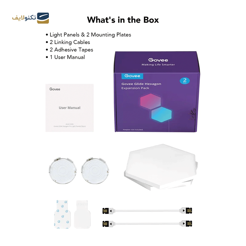 gallery-پنل هوشمند گووی مدل Govee Glide Hexa Pro LED Light Panels H6066 copy.png gallery-پنل هوشمند گووی مدل Govee Glide Hexa Pro LED Light Panels H6066 copy.png