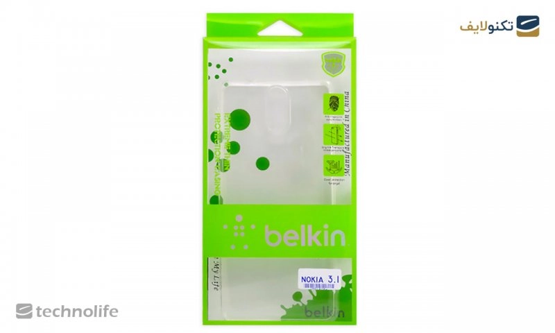 قاب ژله‌ای شفاف belkin مناسب برای گوشی نوکیا 3.1 