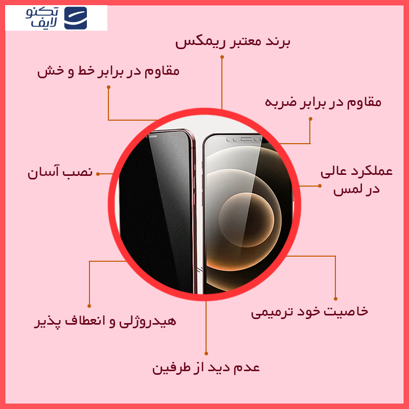 محافظ صفحه نمایش حریم شخصی ریمکس مدل HyPRV مناسب برای گوشی موبایل سامسونگ Galaxy Note9 محافظ صفحه نمایش حریم شخصی ریمکس مدل HyPRV مناسب برای گوشی موبایل سامسونگ Galaxy Note9