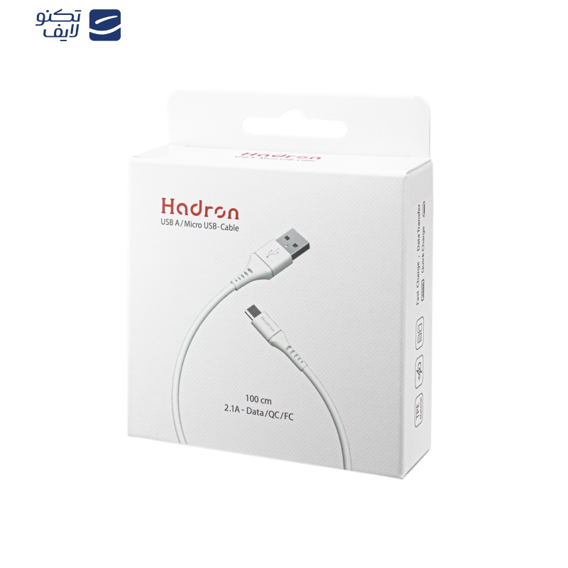 کابل USB به microUSB هادرون مدل HTC-A-U01 طول 1 متر کابل USB به microUSB هادرون مدل HTC-A-U01 طول 1 متر