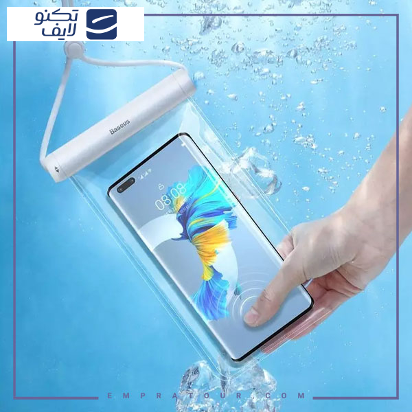کیف ضد آب باسئوس مدل Waterproof Bag Pro FMYT000001 مناسب برای گوشی موبایل تا سایز 7.2 اینچ کیف ضد آب باسئوس مدل Waterproof Bag Pro FMYT000001 مناسب برای گوشی موبایل تا سایز 7.2 اینچ