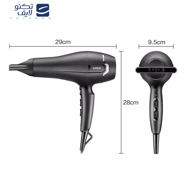سشوار حرفه ای وی جی ار مدل V-450 سشوار حرفه ای وی جی ار مدل V-450