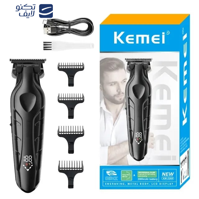 ماشین اصلاح موی سر و صورت شارژی کیمی مدل KM-2269