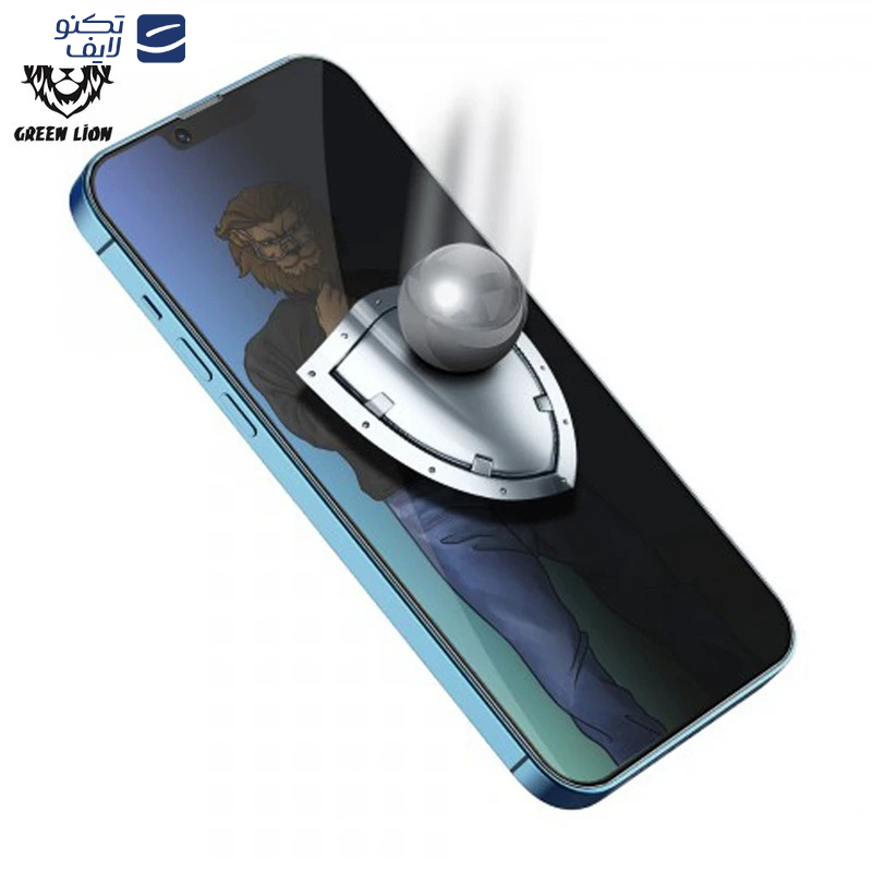 محافظ صفحه نمایش حریم شخصی گرین لاین مدل 9H Steve privacy مناسب برای گوشی موبایل اپل iphone 16 pro max محافظ صفحه نمایش حریم شخصی گرین لاین مدل 9H Steve privacy مناسب برای گوشی موبایل اپل iphone 16 pro max