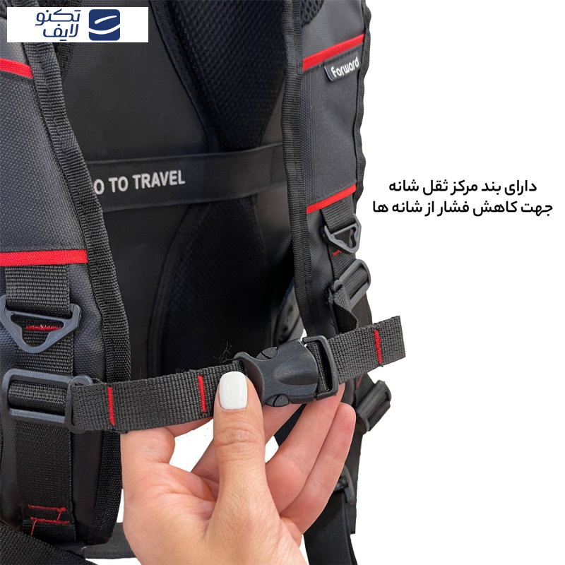 کوله پشتی لپ تاپ فوروارد کد GAMERS PRO 18 -0017 gaming مناسب برای لپ تاپ 17 اینچی و بزرگتر