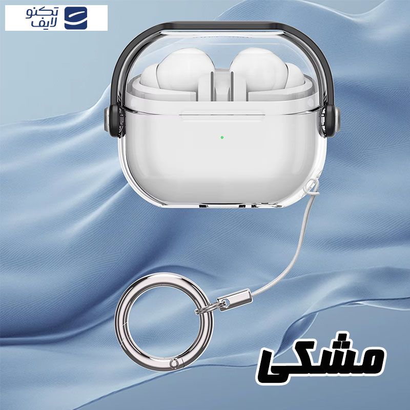 کاور مسیر مدل Translucent SHproof Protective مناسب برای کیس هدفون بی سیم سامسونگ Galaxy Buds 3 / 3 Pro به همراه گیره کاور مسیر مدل Translucent SHproof Protective مناسب برای کیس هدفون بی سیم سامسونگ Galaxy Buds 3 / 3 Pro به همراه گیره