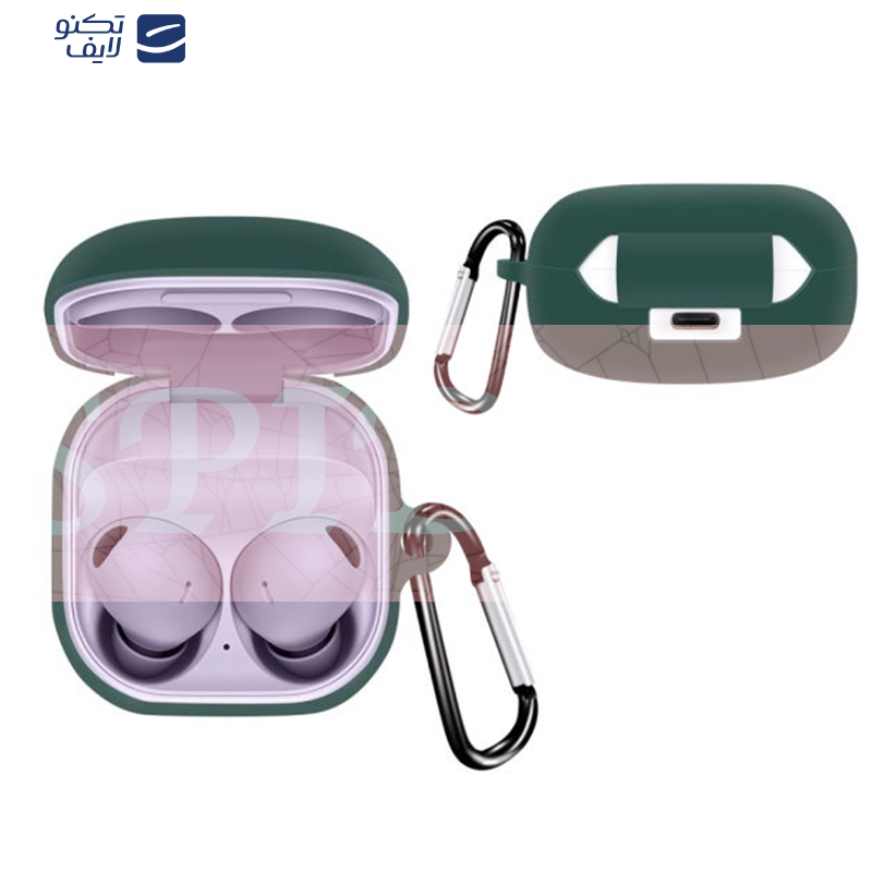 کاور اسپایدر مدل سیلیکونی مناسب برای کیس هدفون بی سیم سامسونگ Galaxy Buds FE