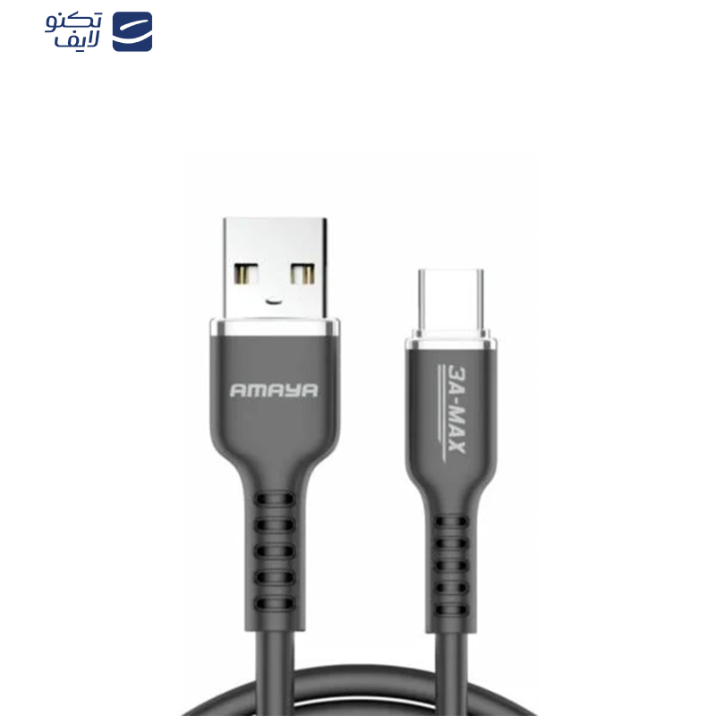 کابل تبدیل USB به USB-C آمایا مدل ACD-C30 طول 1 متر