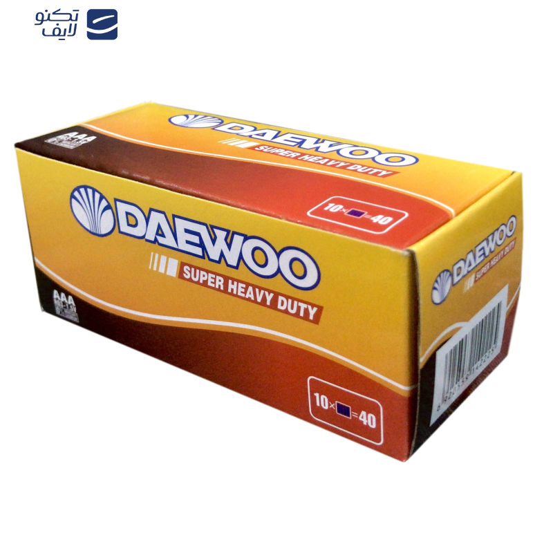 باتری نیم قلمی دوو مدل Super Heavy Duty بسته 40 عددی باتری نیم قلمی دوو مدل Super Heavy Duty بسته 40 عددی