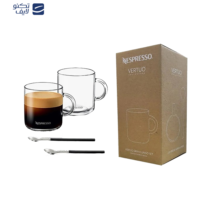 لیوان نسپرسو مدل Vertuo Gran Lungo بسته 2 عددی