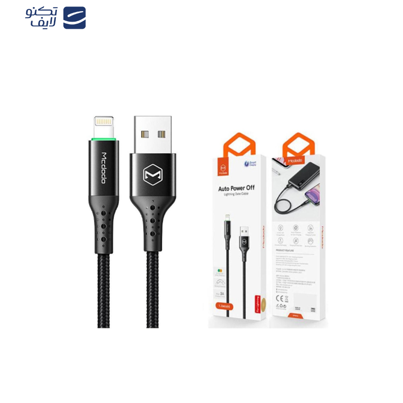 کابل تبدیل USB به لایتنینگ مک دودو مدل CA-7412 طول 1.2 متر کابل تبدیل USB به لایتنینگ مک دودو مدل CA-7412 طول 1.2 متر