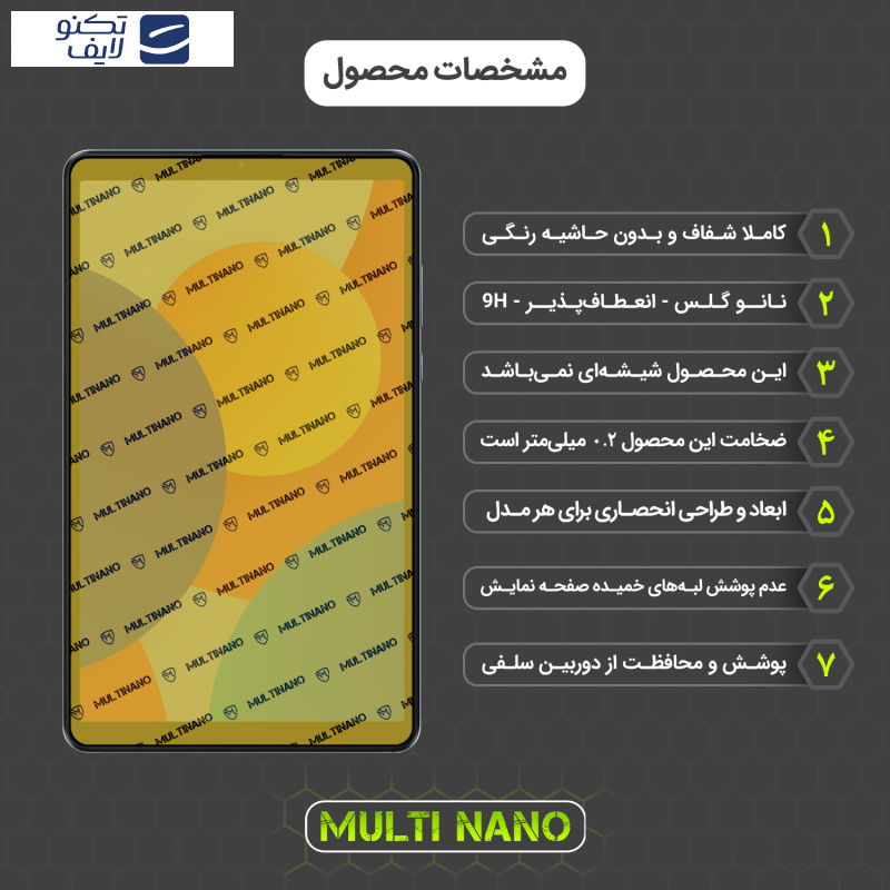 محافظ صفحه نمایش مولتی نانو مدل X-S1N مناسب برای تبلت شیائومی Redmi Pad SE 8.7 محافظ صفحه نمایش مولتی نانو مدل X-S1N مناسب برای تبلت شیائومی Redmi Pad SE 8.7